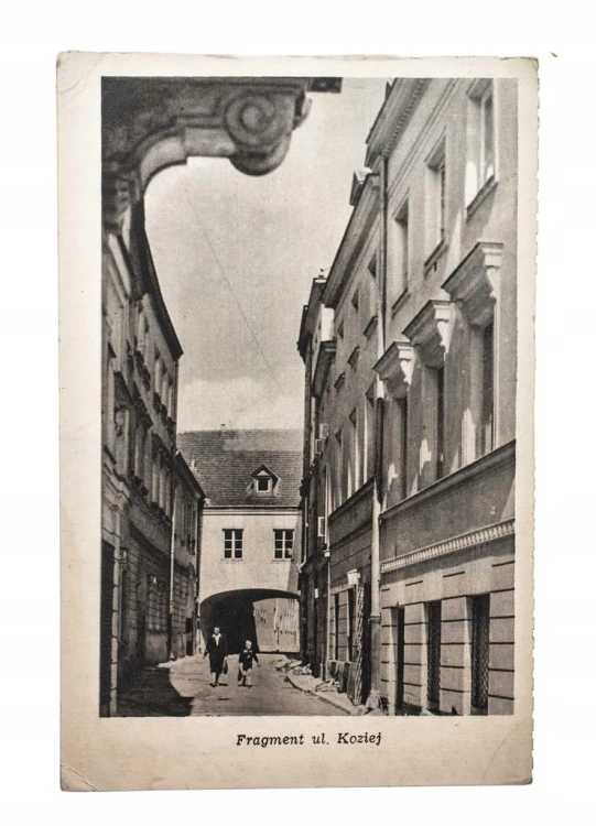 WARSZAWA - ULICA KOZIA 1958