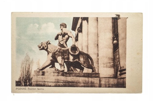 POZNAŃ - FRONT TEATRU 1925