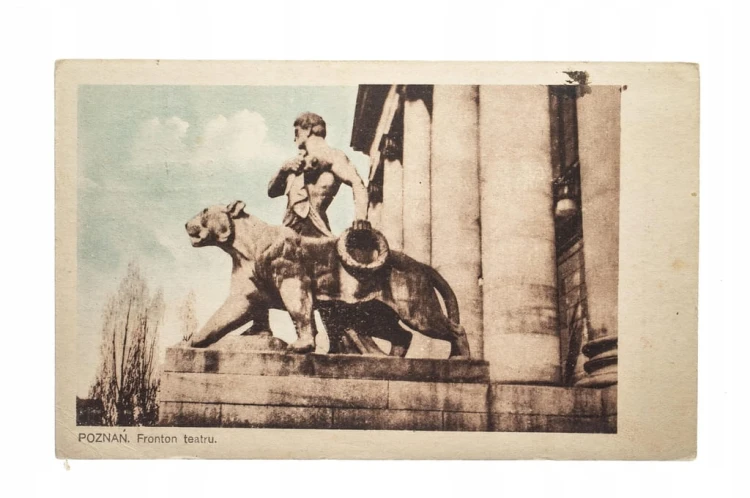 POZNAŃ - FRONT TEATRU 1925