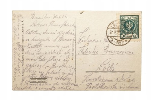 POZNAŃ - FRONT TEATRU 1925