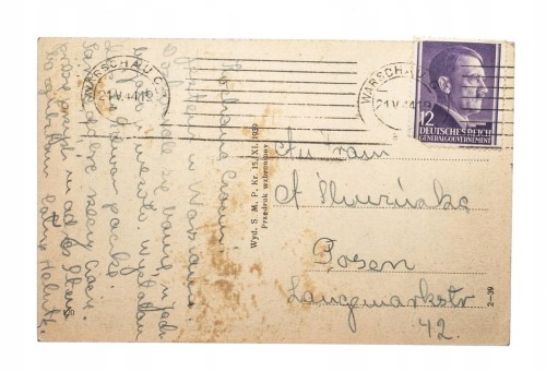 WARSZAWA - ŁAZIENKI, STRONA POŁUDNIOWA 1944