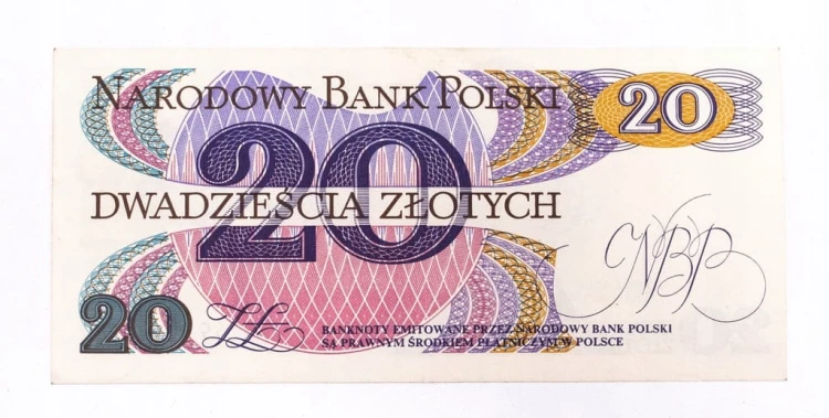PRL (1944 - 1989), 20 ZŁOTYCH 1.06.1982, seria R.