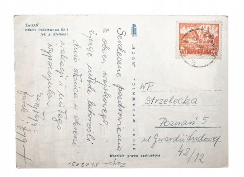 ŻAGAŃ - SZKOŁA PODSTAWOWA NR 1 1963