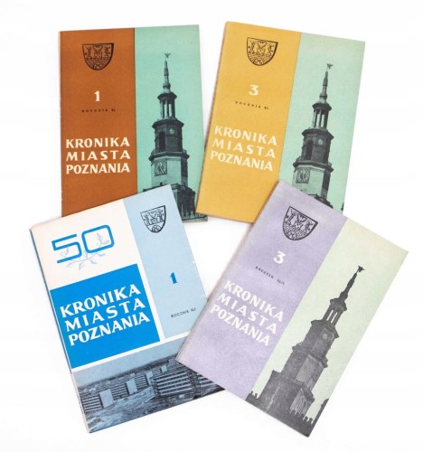 ZESTAW 4 KSIĄŻEK KRONIKI POZNANIA 1972-1978