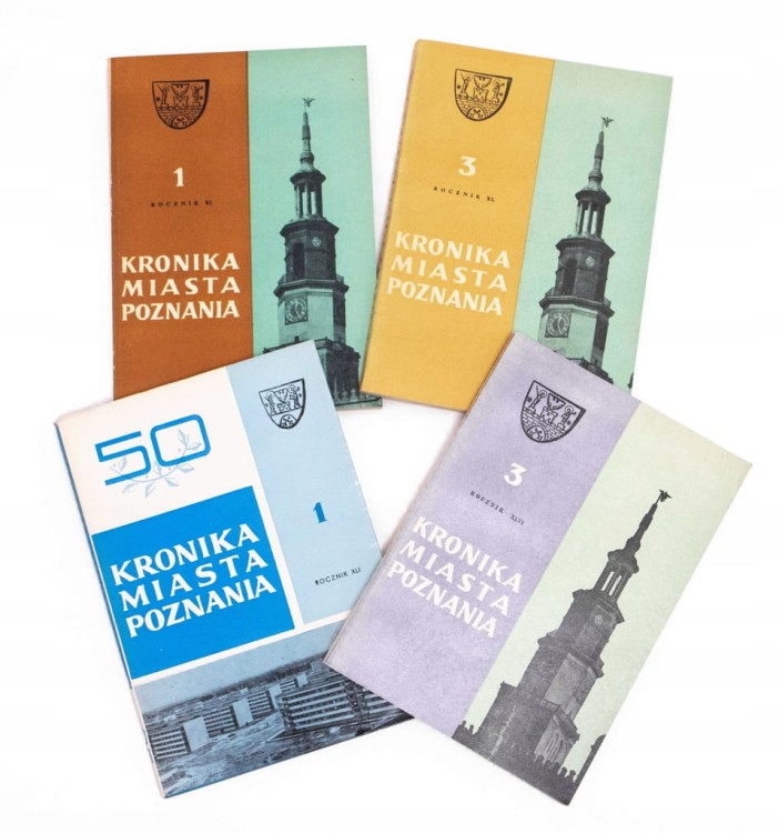 ZESTAW 4 KSIĄŻEK KRONIKI POZNANIA 1972-1978