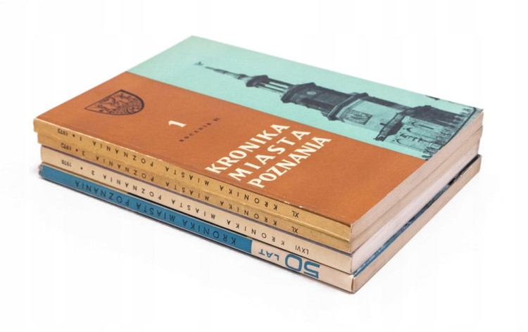 ZESTAW 4 KSIĄŻEK KRONIKI POZNANIA 1972-1978