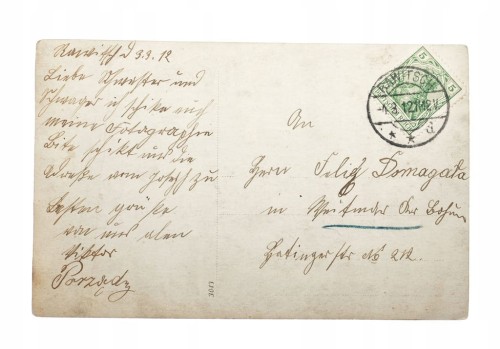STARA FOTOGRAFIA CHŁOPAK W GARNITURZE RAWICZ 1912