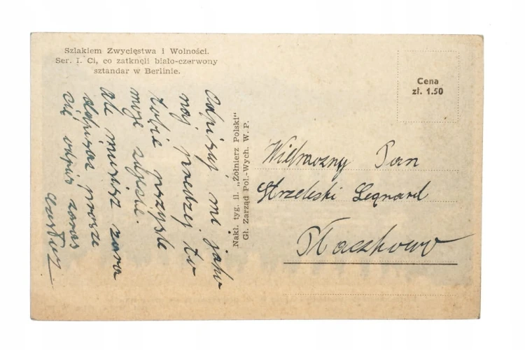 POCZTÓWKA ODZIAŁY WOJSKA POLSKIEGO NAD HAWELĄ l.70