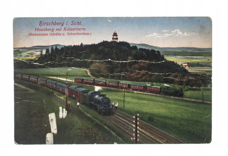 JELENIA GÓRA - WIEŻA NA WZGÓRZU KRZYWOUSTEGO 1915