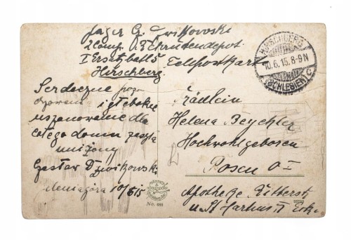 JELENIA GÓRA - WIEŻA NA WZGÓRZU KRZYWOUSTEGO 1915