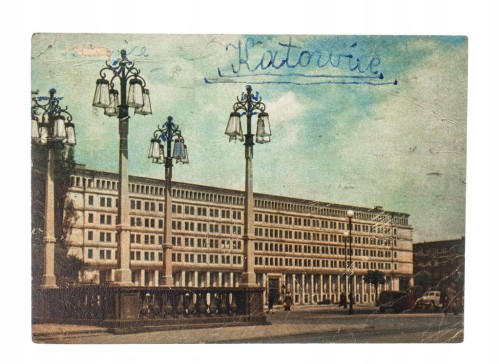 KATOWICE - GMACH ZWIĄZKÓW ZAWODOWYCH 1960