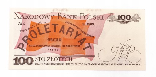 PRL (1944 - 1989), 100 ZŁOTYCH 1.06.1986, seria PC