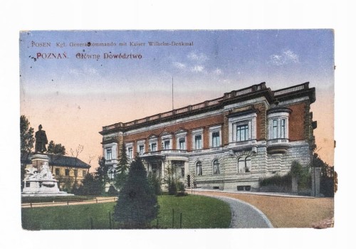 POZNAŃ - GŁÓWNE DOWÓDZTWO V KORPUSU ARMIJNEGO, pocz. XX w.