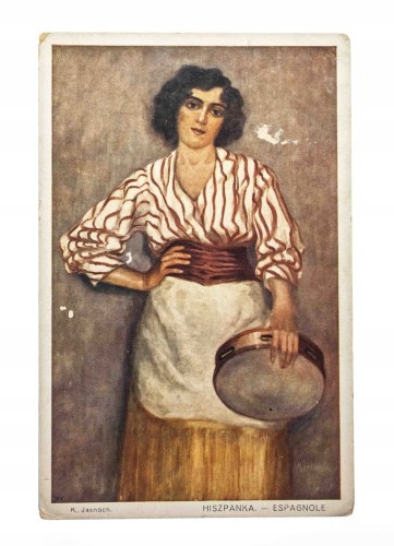 STARA POCZTÓWKA HISZPANKA, DĄBROWA / KRAKÓW 1912