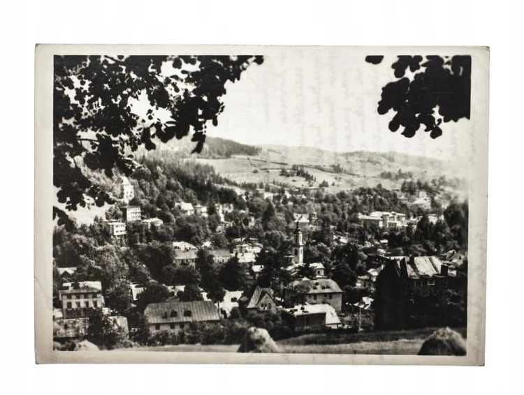 KRYNICA - WIDOK OGÓLNY, PANORAMA 1966