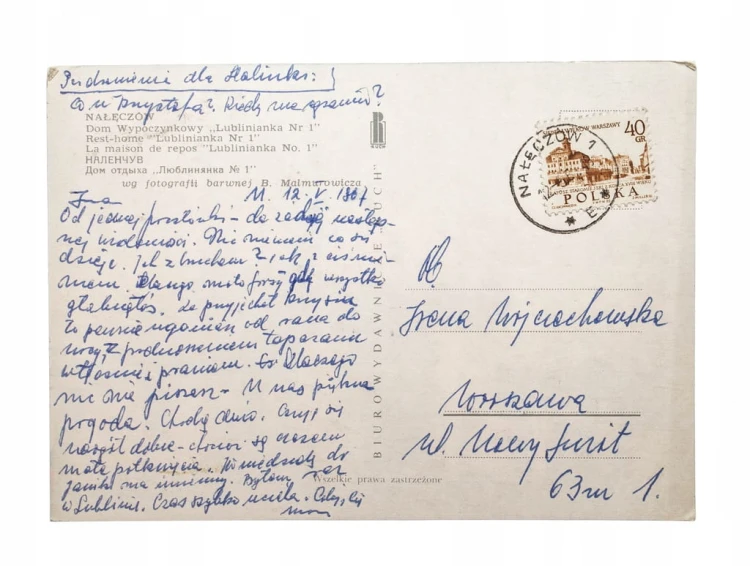 NAŁĘCZÓW - DOM WYPOCZYNKOWY LUBLINIANKA NR 1 1967