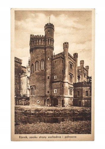 KÓRNIK - ZAMEK STRONA WSCHODNIA I PÓŁNOCNA 1936