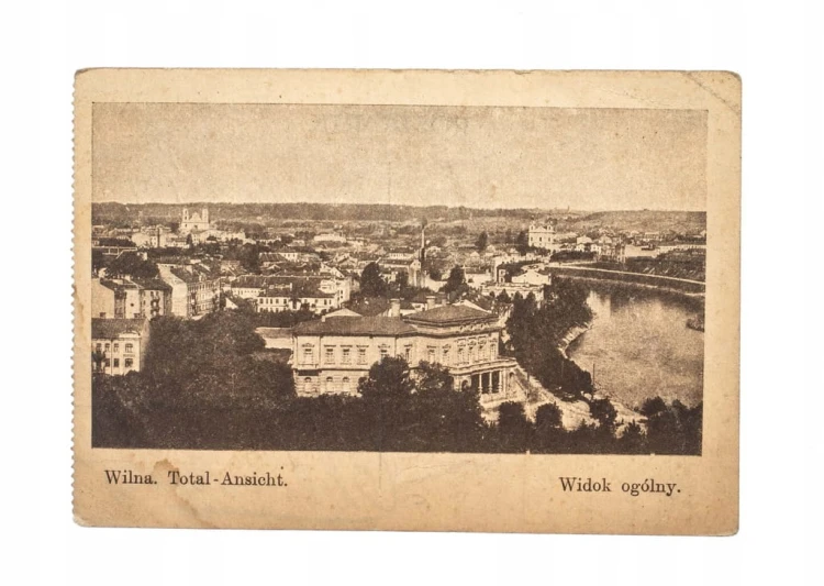 WILNO - PANORAMA, WIDOK OGÓLNY 1916