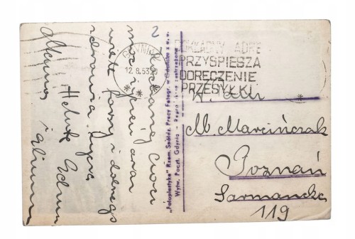 POCZTÓWKA DAR POMORZA 1953