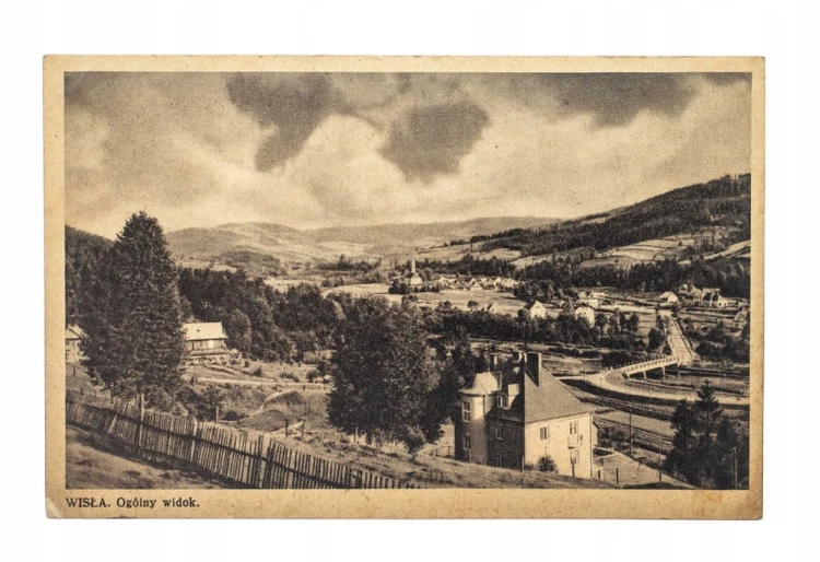 WISŁA - PANORAMA, WIDOK OGÓLNY 1937