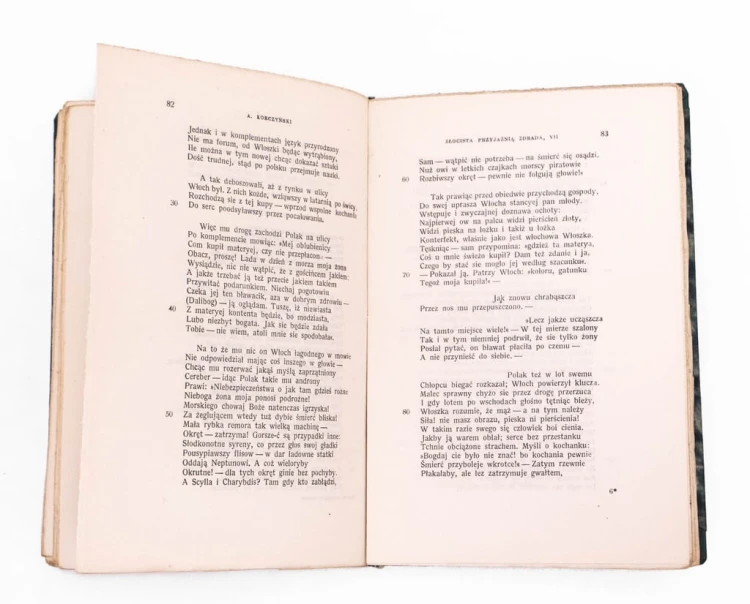 STARA KSIĄŻKA ZŁOCISTA PRZYJAŹNIĄ ZDRADA 1949