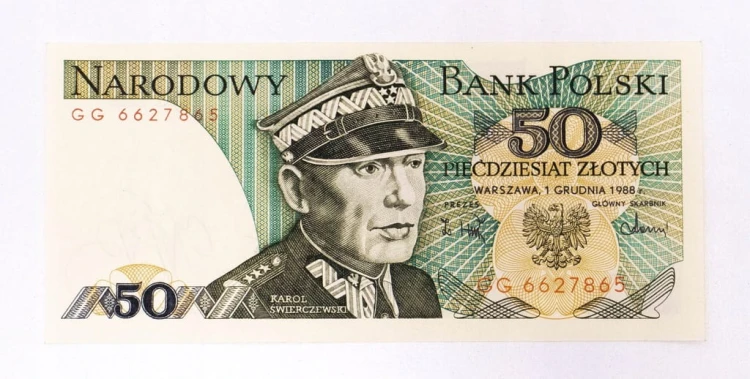 PRL (1944 - 1989), 50 ZŁOTYCH 1.12.1988, seria GG.