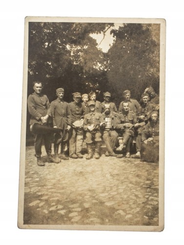 STARA FOTOGRAFIA ORKIESTRA WOJSKOWA 1940
