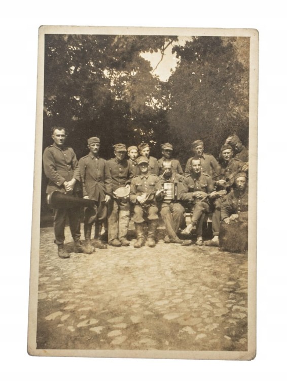 STARA FOTOGRAFIA ORKIESTRA WOJSKOWA 1940