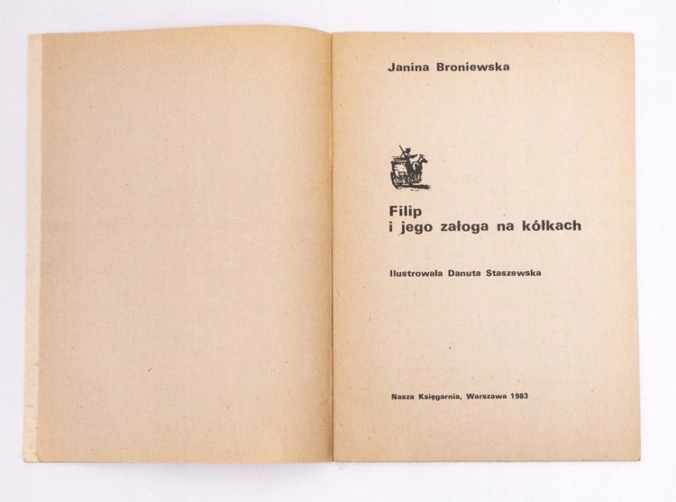 STARA KSIĄŻKA BAJKA FILIP I JEGO ZAŁOGA 1983