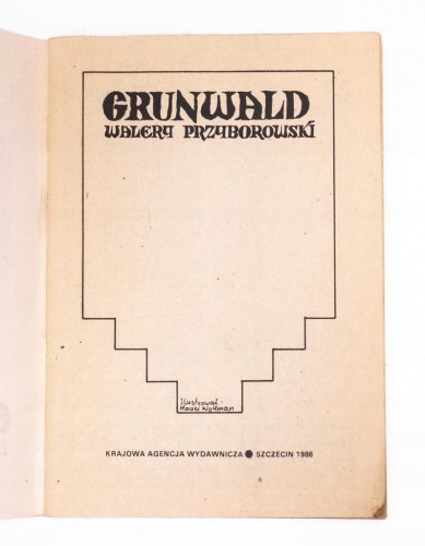 STARA KSIĄŻKA GRUNWALD 1986