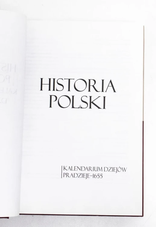 KSIĄŻKA HISTORIA POLSKI PRADZIEJE-1655 (2010)