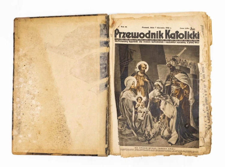 STARE CZASOPISMO - PRZEWODNIK KATOLICKI, POZNAŃ, ROCZNIK 1934
