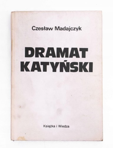 STARA KSIĄŻKA DRAMAT KATYŃSKI 1989
