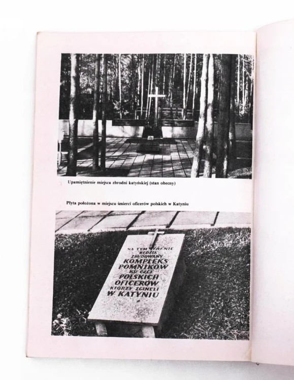 STARA KSIĄŻKA DRAMAT KATYŃSKI 1989
