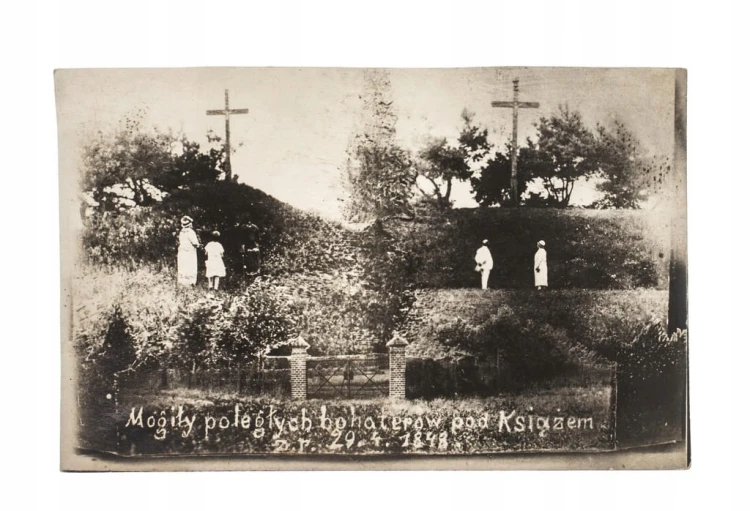 STARA FOTOGRAFIA MOGIŁY POD KSIĄŻEM II RP