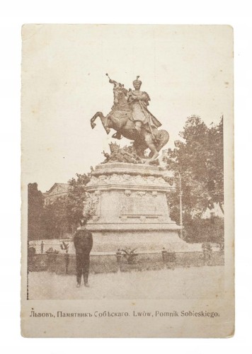 LWÓW - POMNIK SOBIESKIEGO 1914