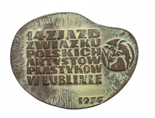 MEDAL 14 ZJAZD ZW. POL. ARTYSTÓW LUBLIN 1974