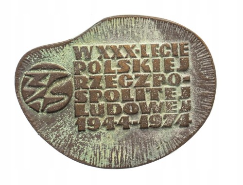 MEDAL 14 ZJAZD ZW. POL. ARTYSTÓW LUBLIN 1974
