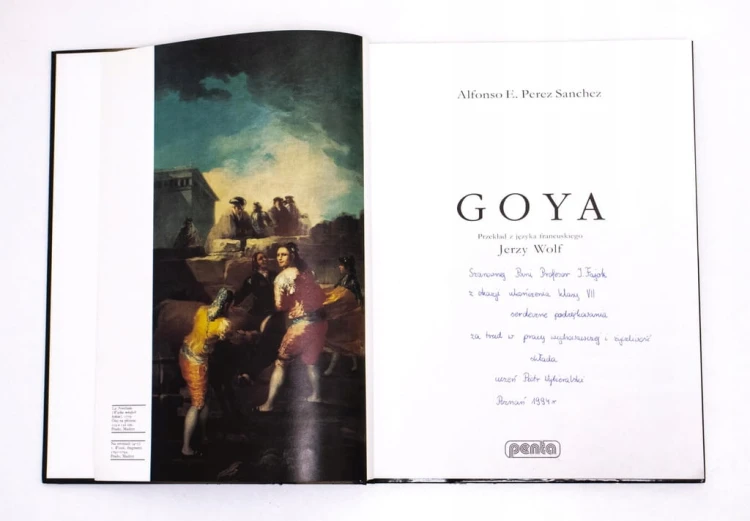 STARA KSIĄŻKA GOYA 1992