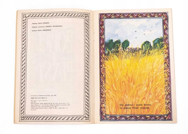 STARA KSIĄŻKA BAJKA POPIEL I PIAST 1984