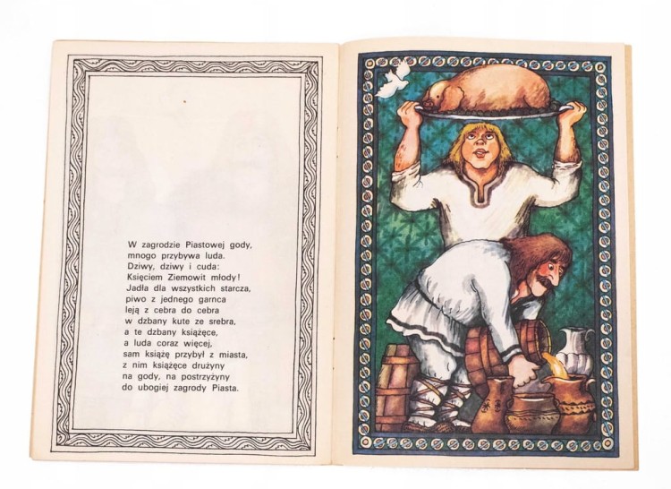STARA KSIĄŻKA BAJKA POPIEL I PIAST 1984