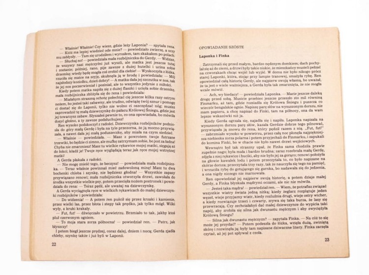 STARA KSIĄŻKA KRÓLOWA ŚNIEGU I INNE BAŚNIE 1988