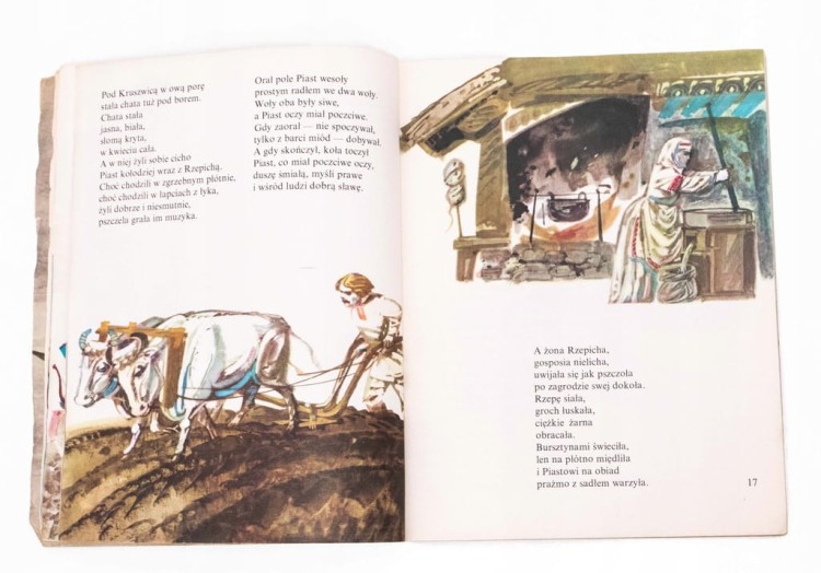 STARA KSIĄŻKA BAJKA ZA CZASÓW PIASTA 1984