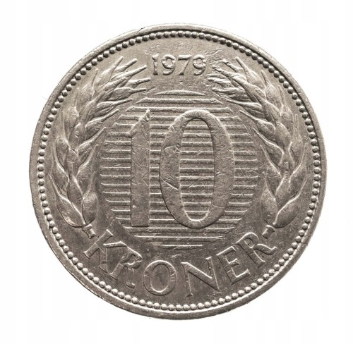 DANIA 10 KORON 1979 ROK st.3