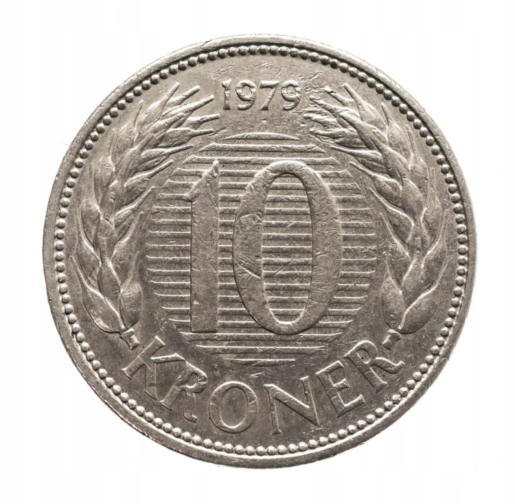 DANIA 10 KORON 1979 ROK st.3