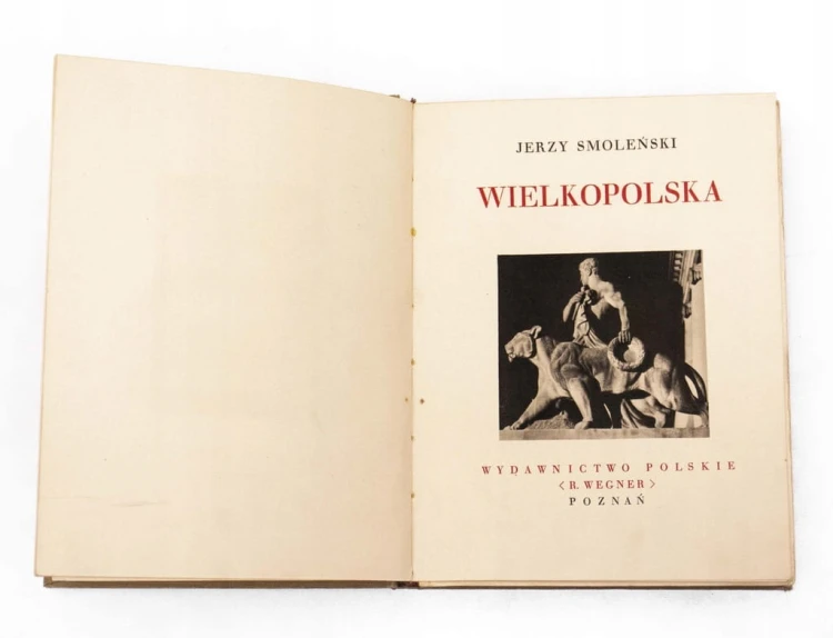 STARA KSIĄŻKA CUDA POLSKI - WIELKOPOLSKA 1930