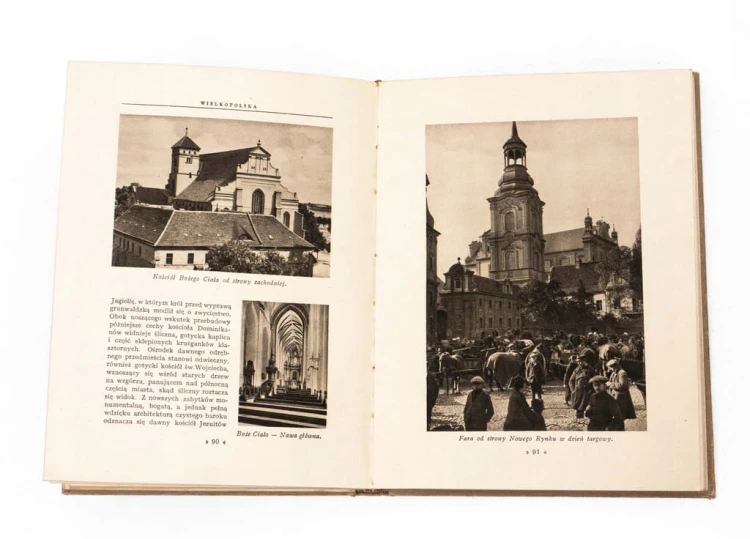 STARA KSIĄŻKA CUDA POLSKI - WIELKOPOLSKA 1930