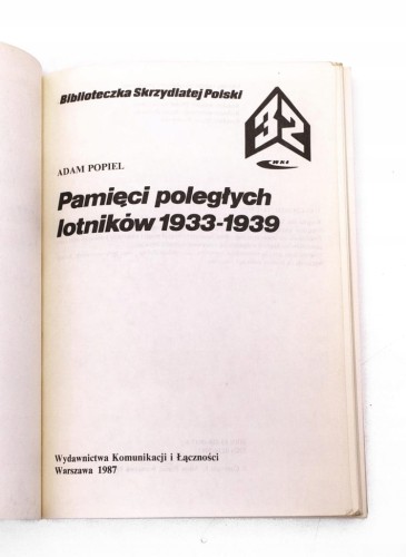 STARA KSIĄŻKA PAMIĘCI POLEGŁYCH LOTNIKÓW 1933-1939
