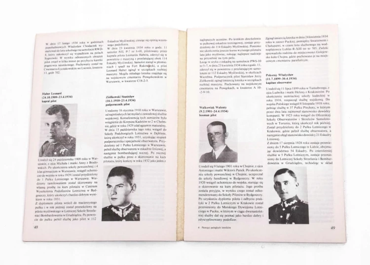 STARA KSIĄŻKA PAMIĘCI POLEGŁYCH LOTNIKÓW 1933-1939