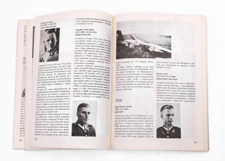 STARA KSIĄŻKA PAMIĘCI POLEGŁYCH LOTNIKÓW 1933-1939
